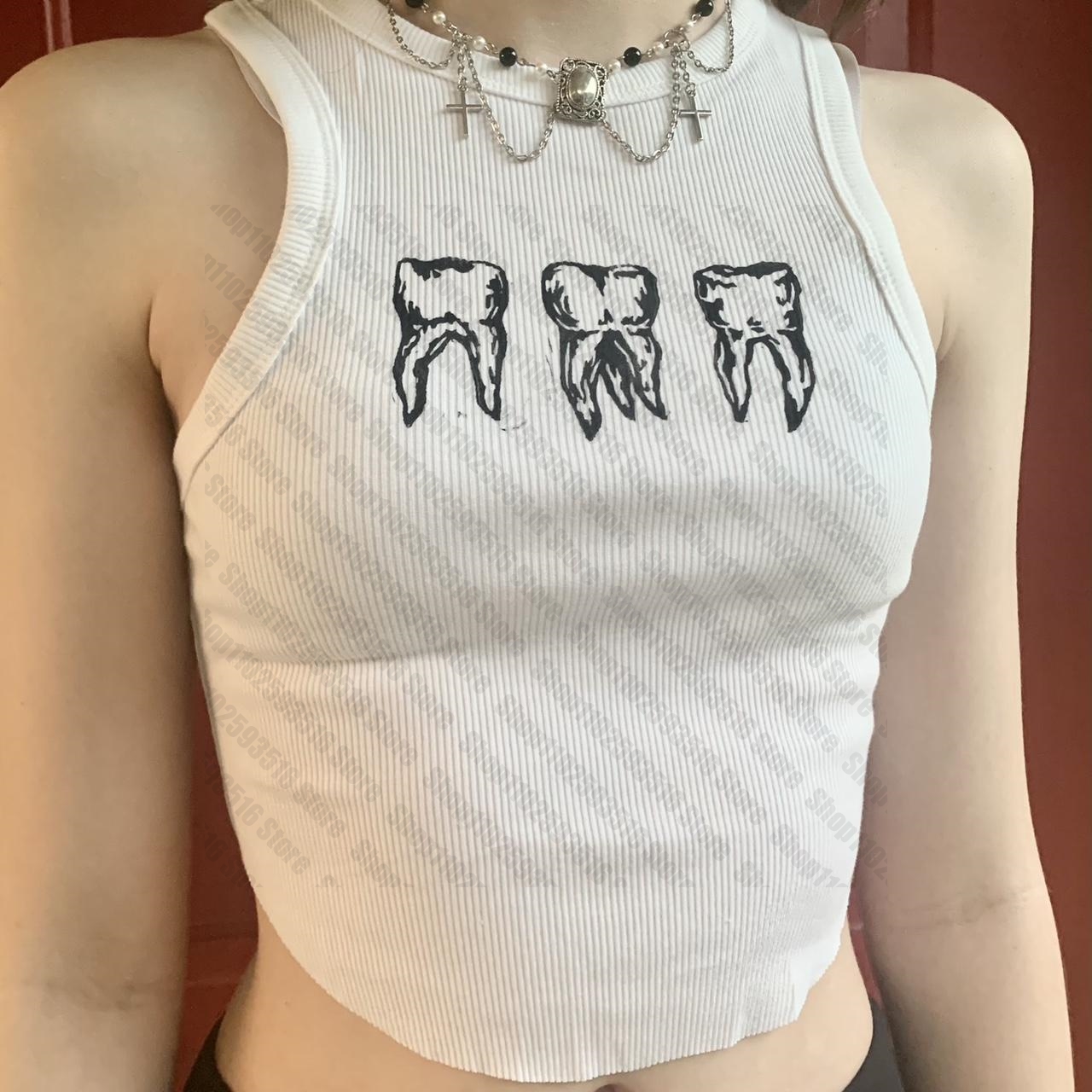 Haut court esthétique pour femme avec bretelles, vêtements vintage, haut sexy, Trashy Y2k, années 2000, années 90