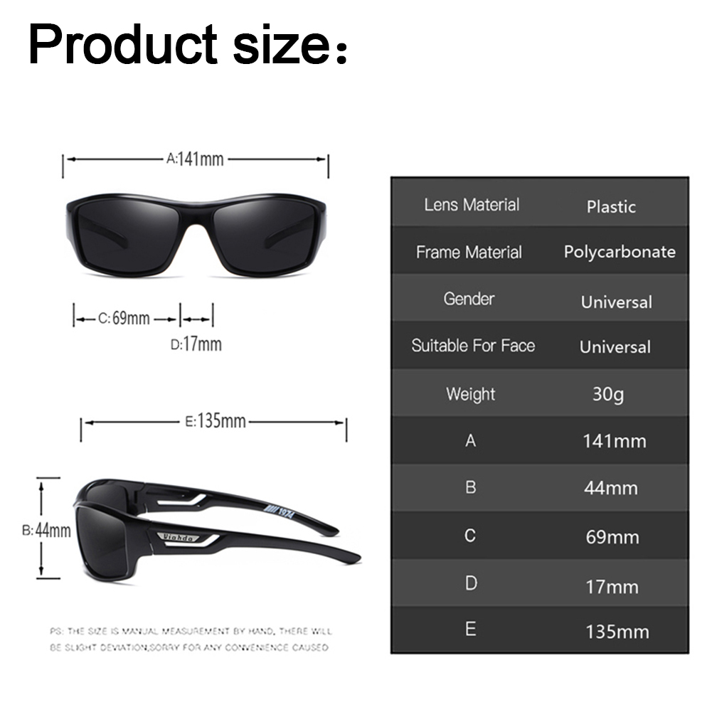 Lunettes de soleil polarisées hommes Designer HD conduite lunettes de soleil mode mâle lunettes de pêche UV400 pour Gafas Dirt Bike Moto conducteurs de voiture