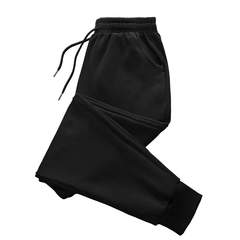 Pantalon Long sans imprimé pour hommes et femmes, décontracté, ample, mode, Fitness en plein air, Jogging, cordon de serrage, survêtement quotidien