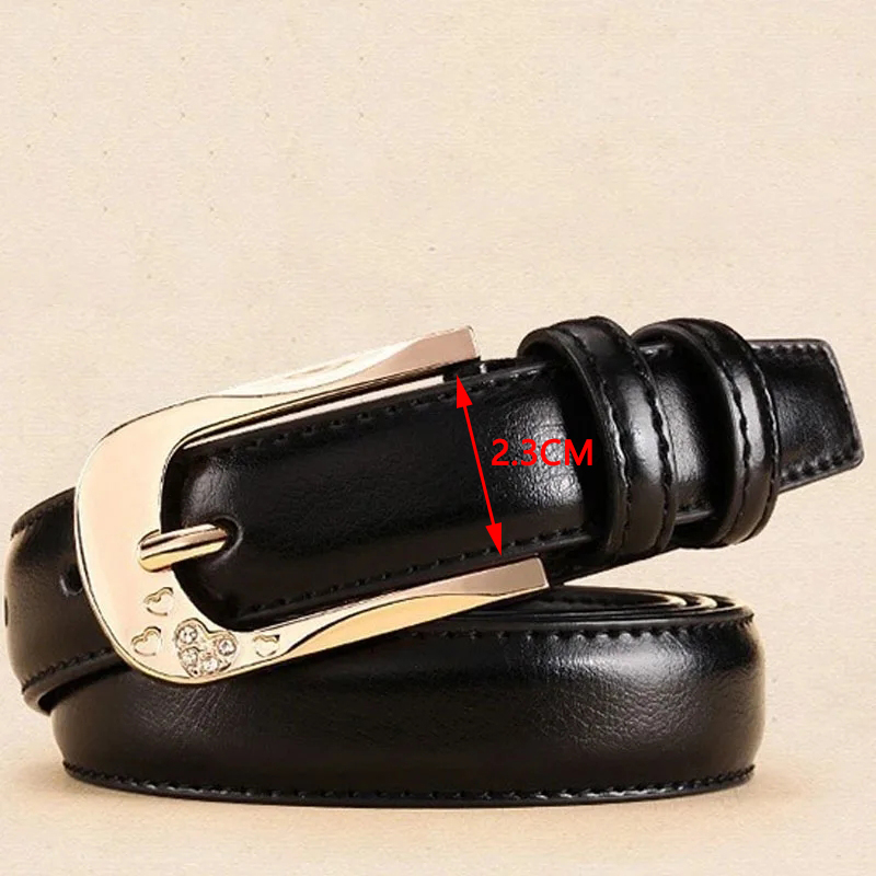 Ceinture décontractée élégante pour femme, ceinture rouge-brun, ceinture féminine, ceinture de créateur tendance pour femme LB018