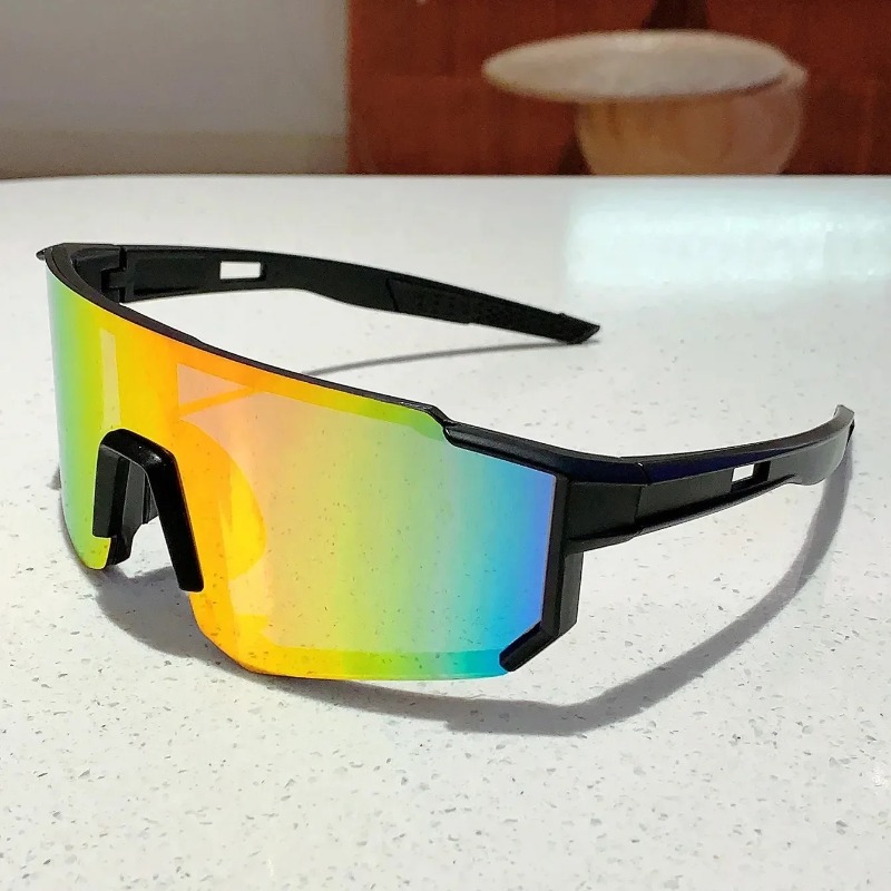 Lunettes de soleil de sport pour hommes, légères, surdimensionnées, pour le cyclisme, la conduite, la pêche, lunettes de soleil miroir tendance pour femmes