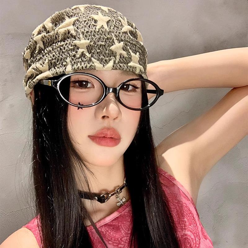 Style Cool chapeaux étoile sous-culture Y2K foulard femmes Hip Hop foulard triangulaire écharpe chaude fille foulard en soie décorations de taille