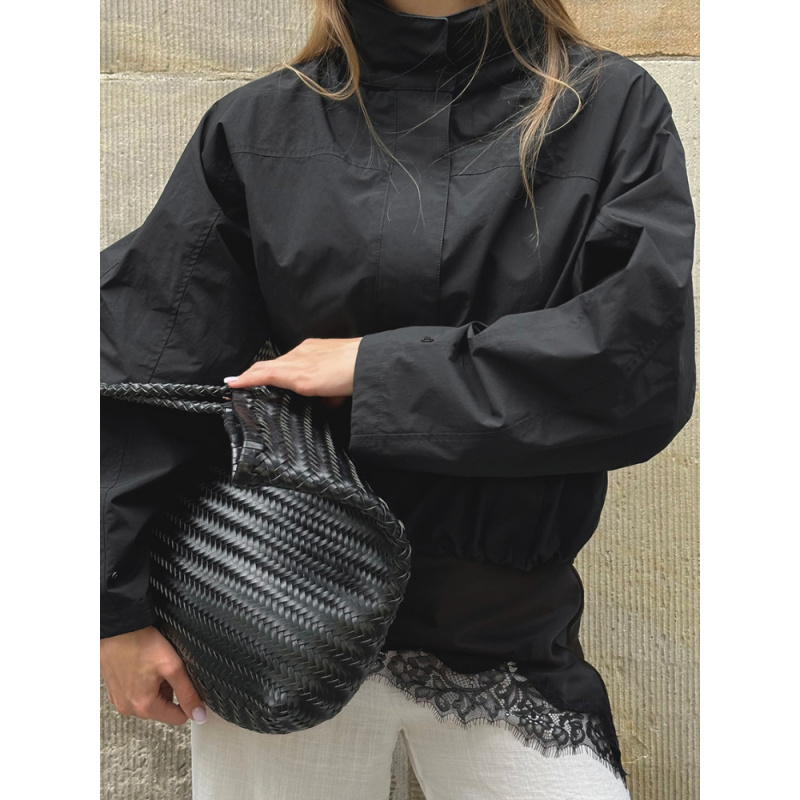 Automne hiver femmes coupe-vent veste coupe-vent solide à manches longues Sport de plein air à capuche mince manteau veste pour les femmes