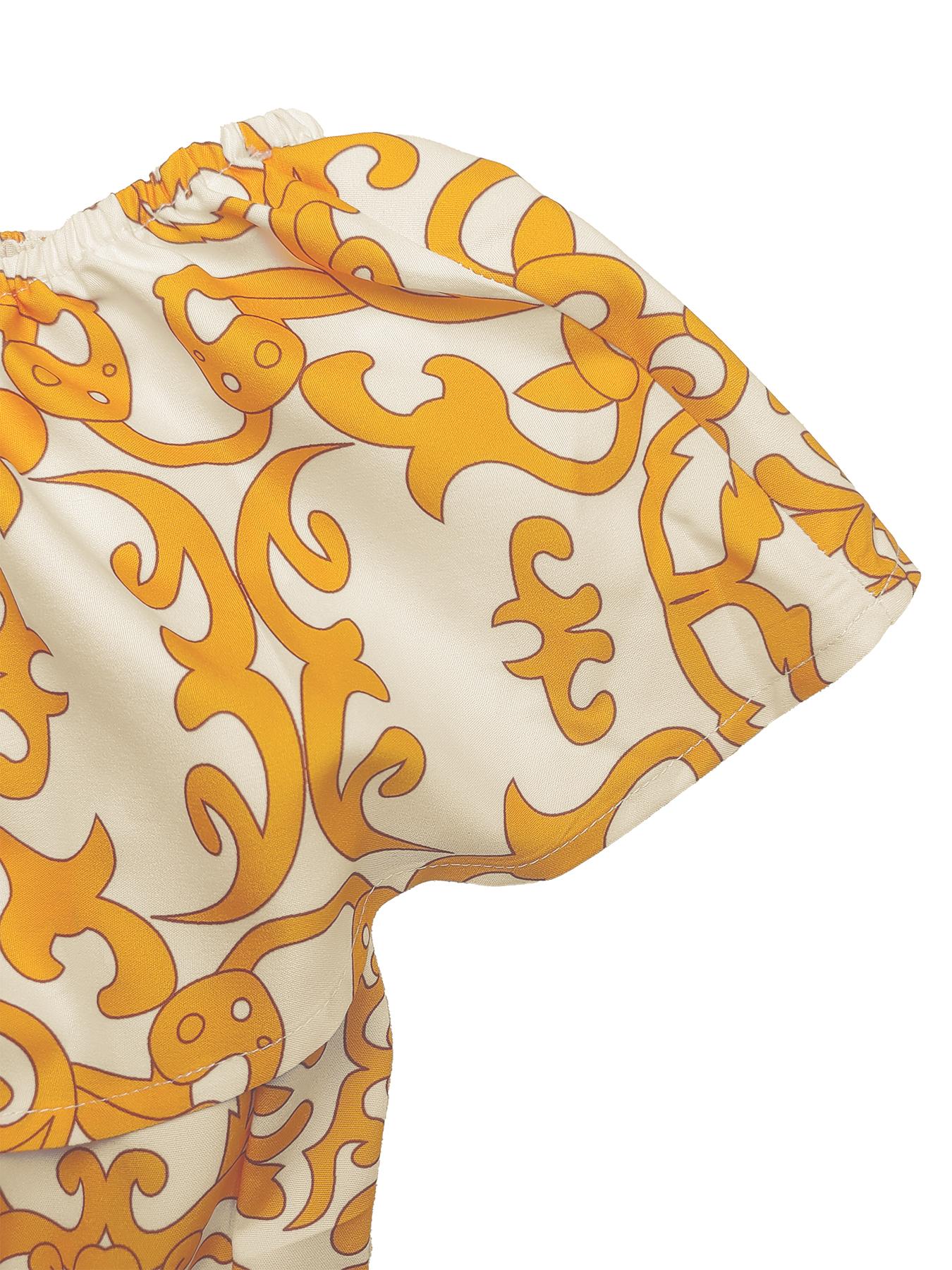 Robe longue décontractée à imprimé floral pour femmes, coupe trapèze, avec ceinture et poches, adaptée à toutes les saisons