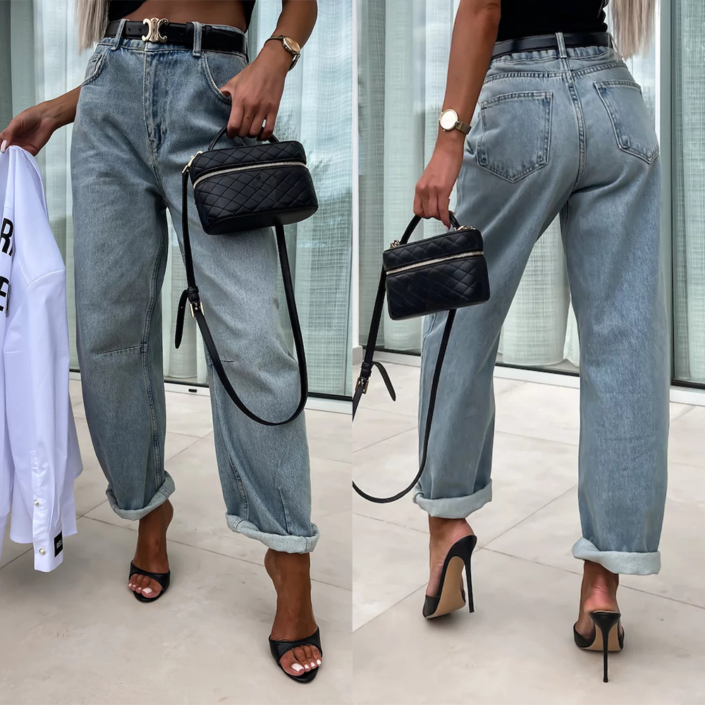 Jeans hipster décontractés pour femmes, jeans de rue mi-taille Y2k, de personnalité et à la mode, nouvelle collection printemps et automne