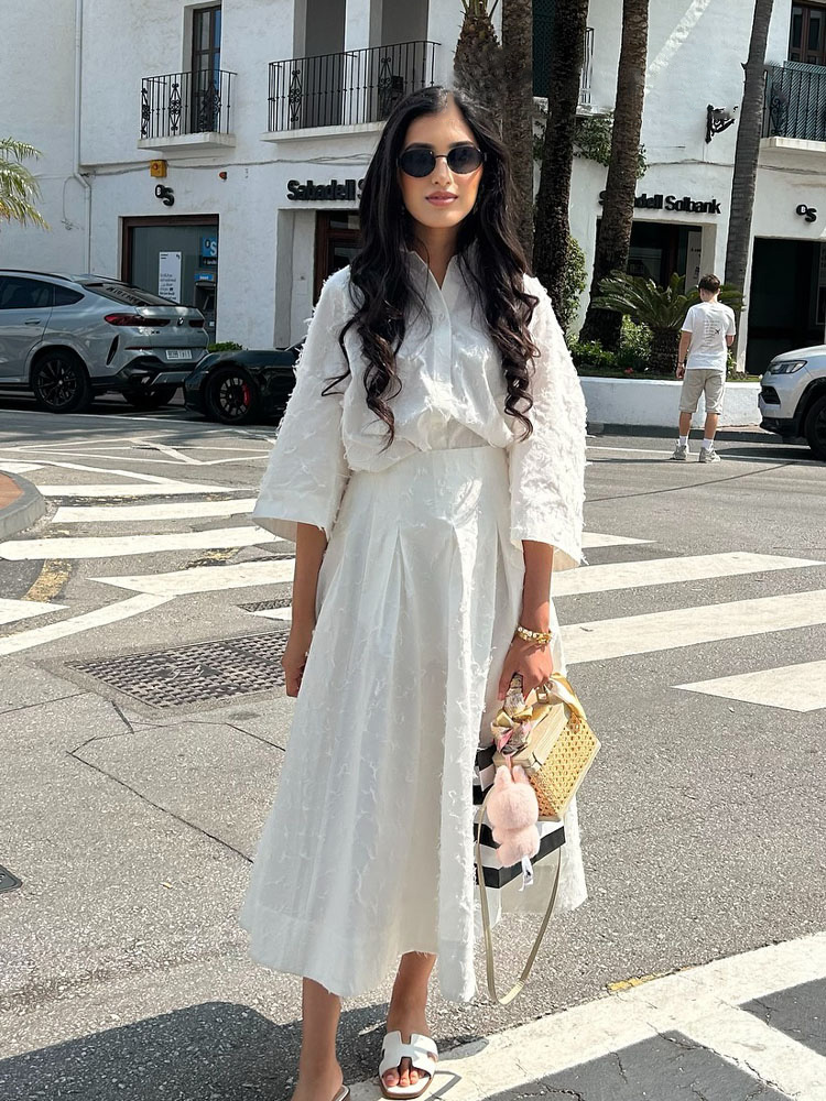 HH femmes chemise jupe costume revers simple boutonnage gland décoration chemise décontractée haut + mode taille haute fermeture éclair jupe plissée