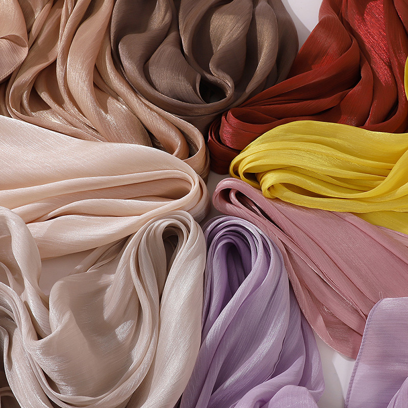 Hijabs en mousseline de soie de qualité supérieure pour femmes, voile turban doux et long, écharpes musulmanes, châles Hijab, couvre-chef Islam, accessoires Ramadan