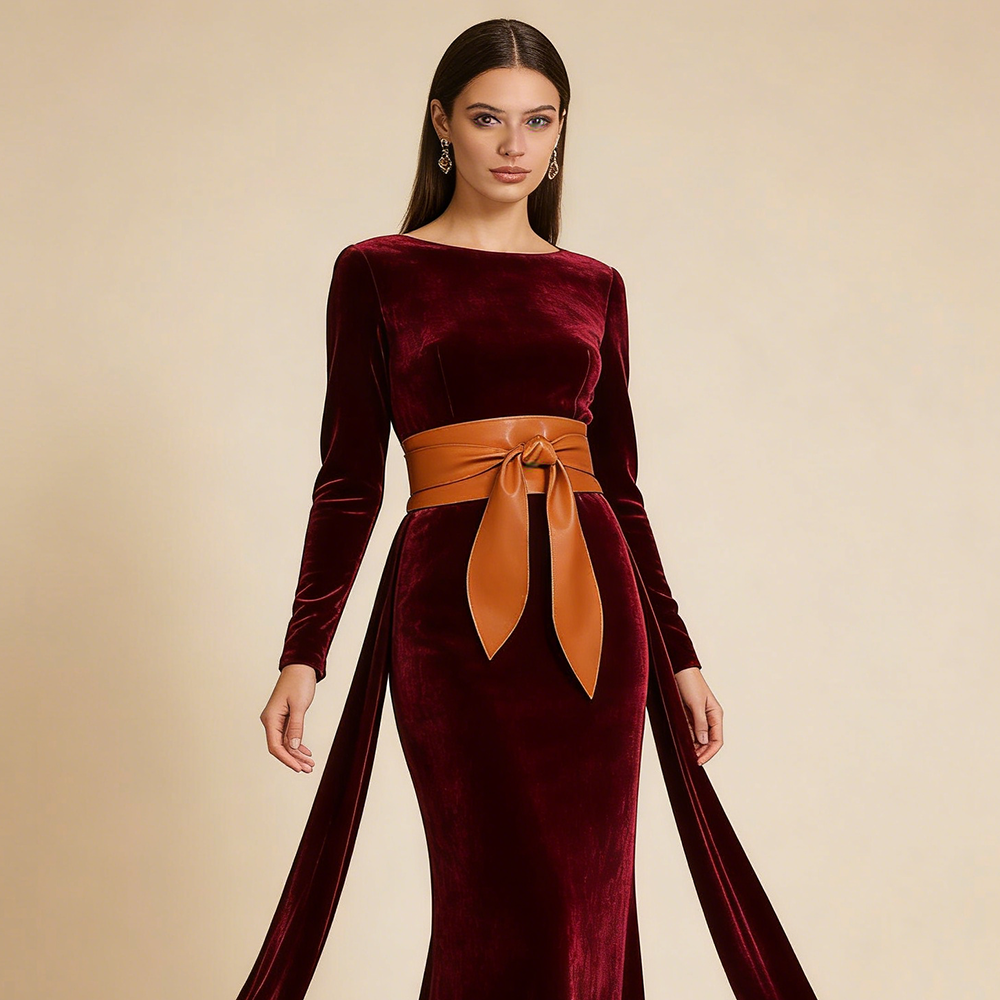Ceinture Obi large pour femme en cuir PU souple, à nouer, ceinture corset à nouer autour de la taille, ceinture de luxe à nœud pour robes