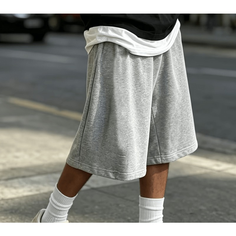 Shorts de sport décontractés pour hommes, shorts à jambes larges et droites, style streetwear tendance, nouveaux shorts de sport décontractés pour l'été