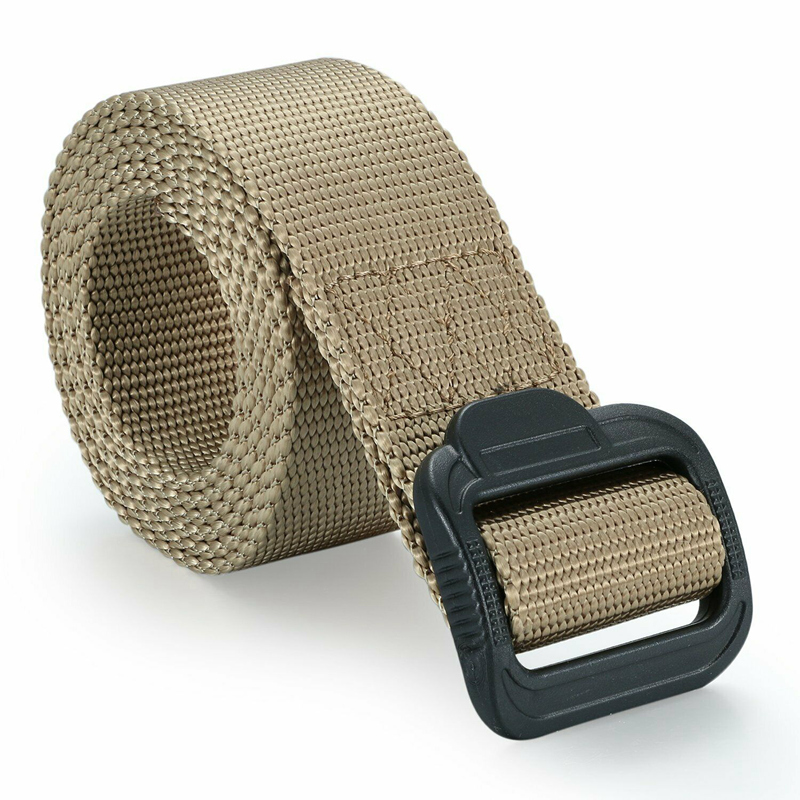 Ceintures pour homme, ceinture tactique, ceinture de sécurité avec boucle en plastique, ceintures en toile tendance, ceinture de sécurité pour homme