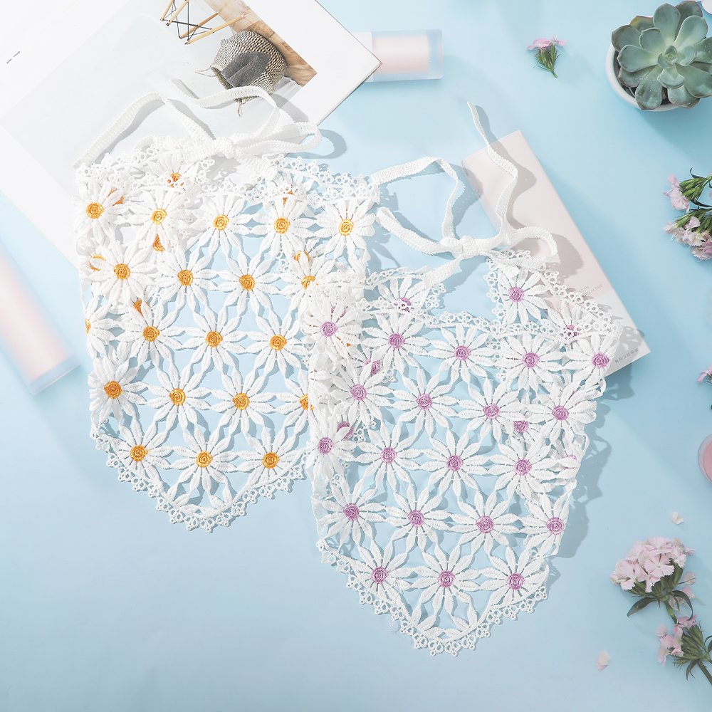 Bandeaux de sauna creux pour femmes, bandeau de cheveux AndrFlower, écharpe triangle, bandeau turban, bandana, accessoires pour cheveux à la mode, petit détruire