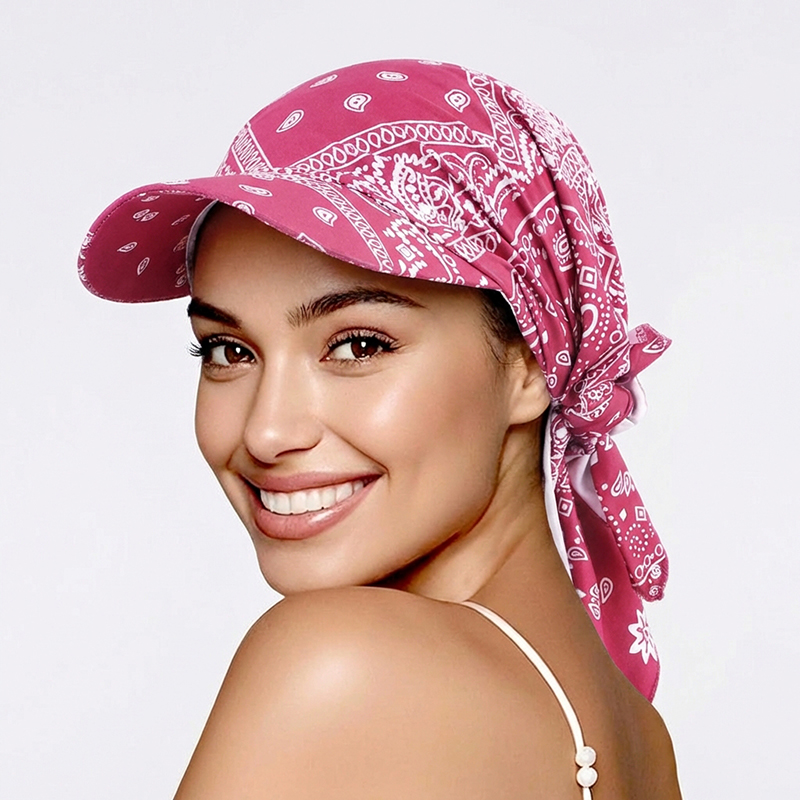 Nouvelle casquette pré-nouée pour femmes musulmanes, visière pare-soleil, turban, casquette de baseball, foulard, hijab, bandeau, chapeau d'extérieur pour femme, chapeau de soleil