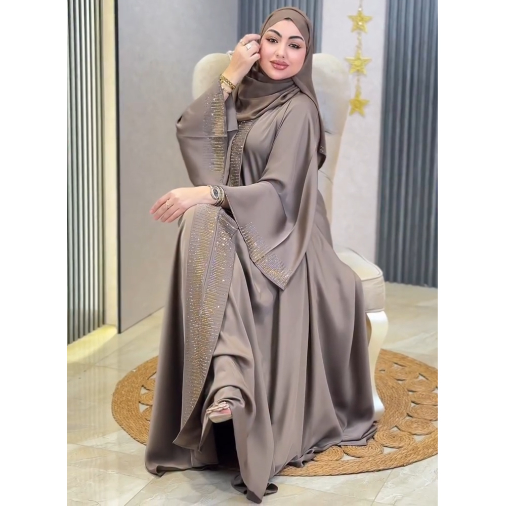 Abayas de Luxe pour Femmes Dubaï 2026 – Robes de Soirée et de Mariage en Mousseline, Caftans Marocains, Vêtements Africains Tendance Musulmane