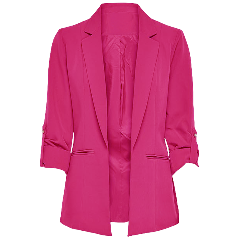 Veste femme printemps été nouveautés poignets enroulables vêtements d'extérieur doublés point ouvert vestes fines pour Streetwear vêtements pour femmes