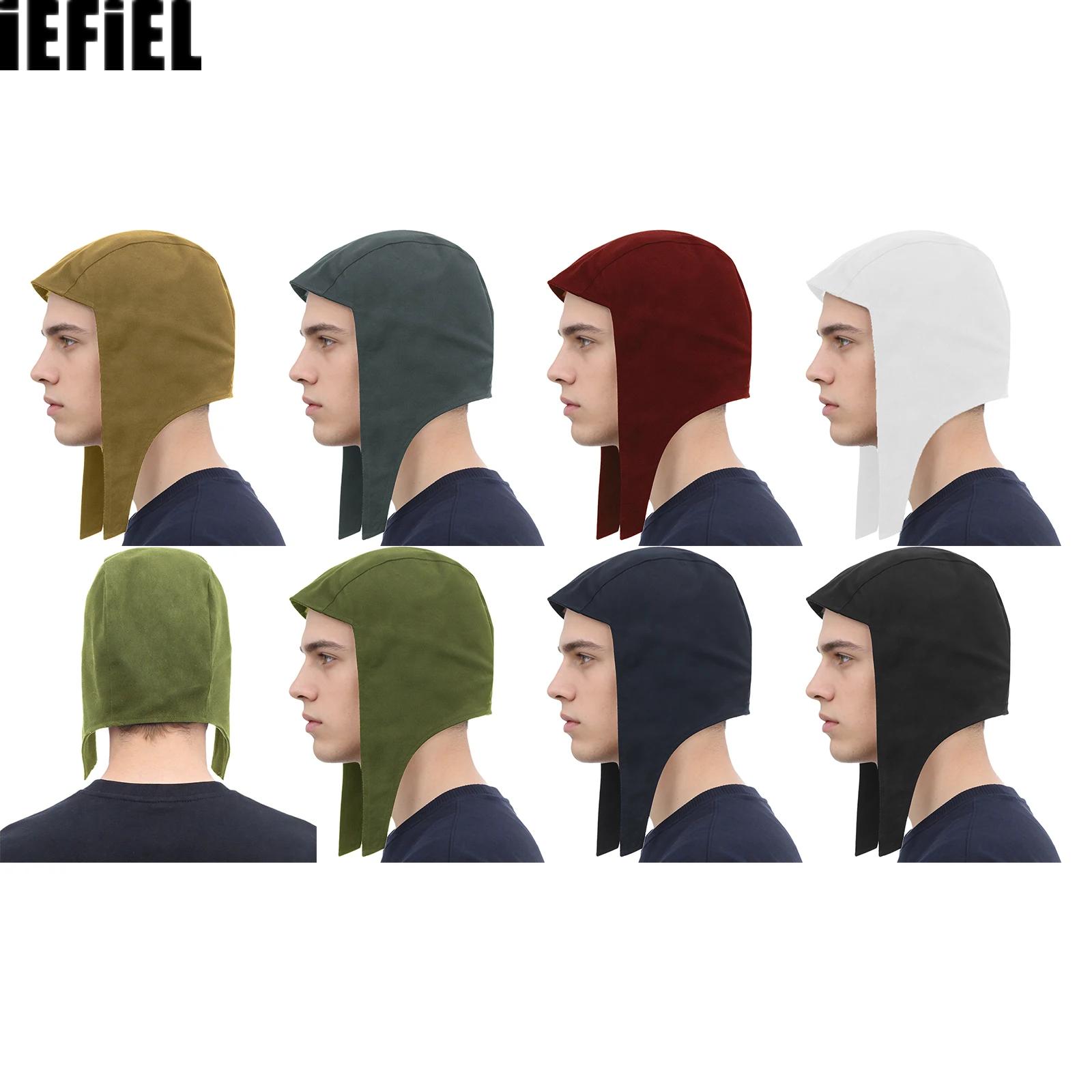 Coiffe médiévale unie pour adultes (hommes et femmes) avec longues oreilles, bonnet victorien vintage pour LARP, Halloween et cosplay