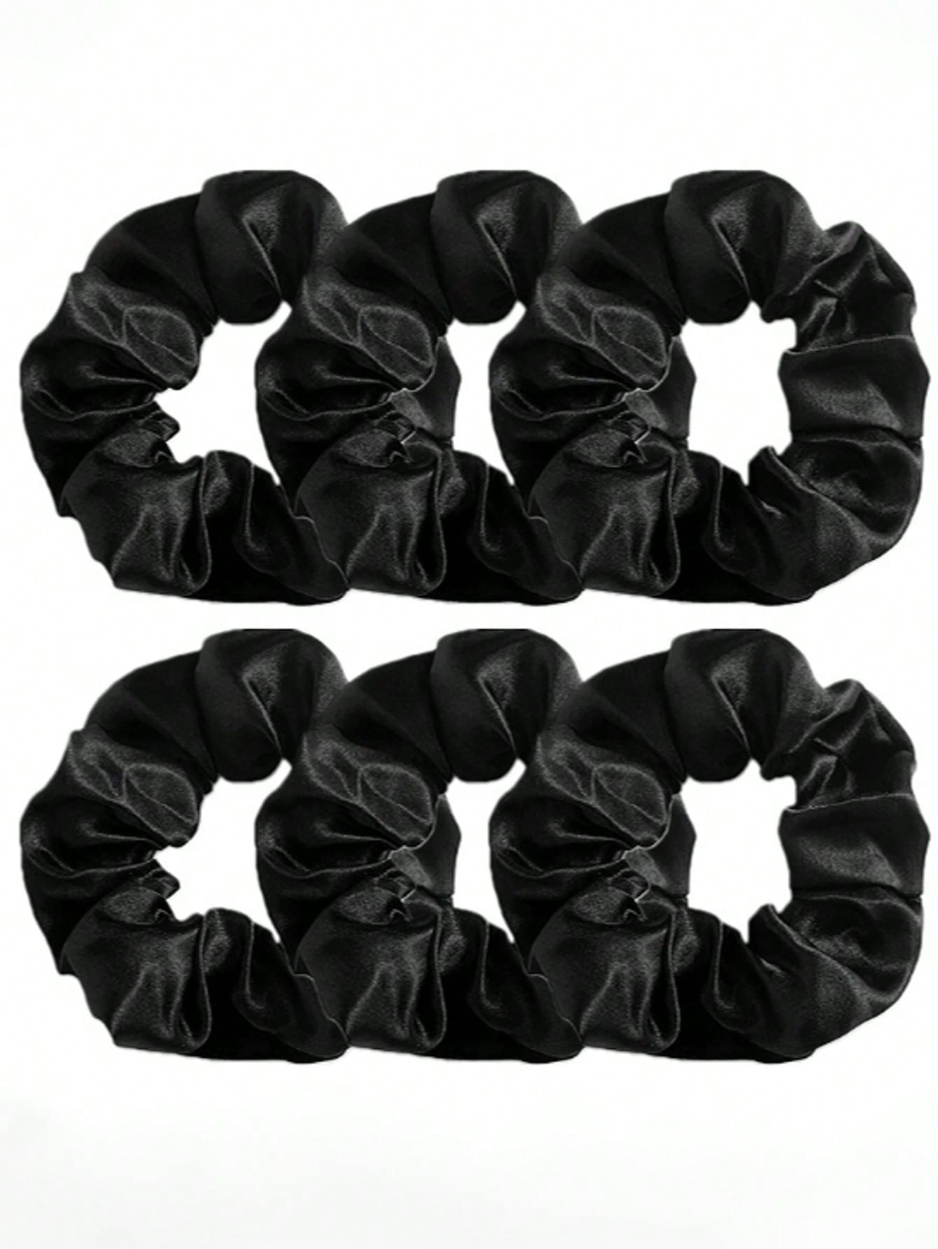 Chouchous en Satin pour cheveux, 12 pièces, bandes élastiques soyeuses, slim, solide, attaches pour cheveux, cordes, support queue de cheval pour femmes et filles, accessoire pour cheveux