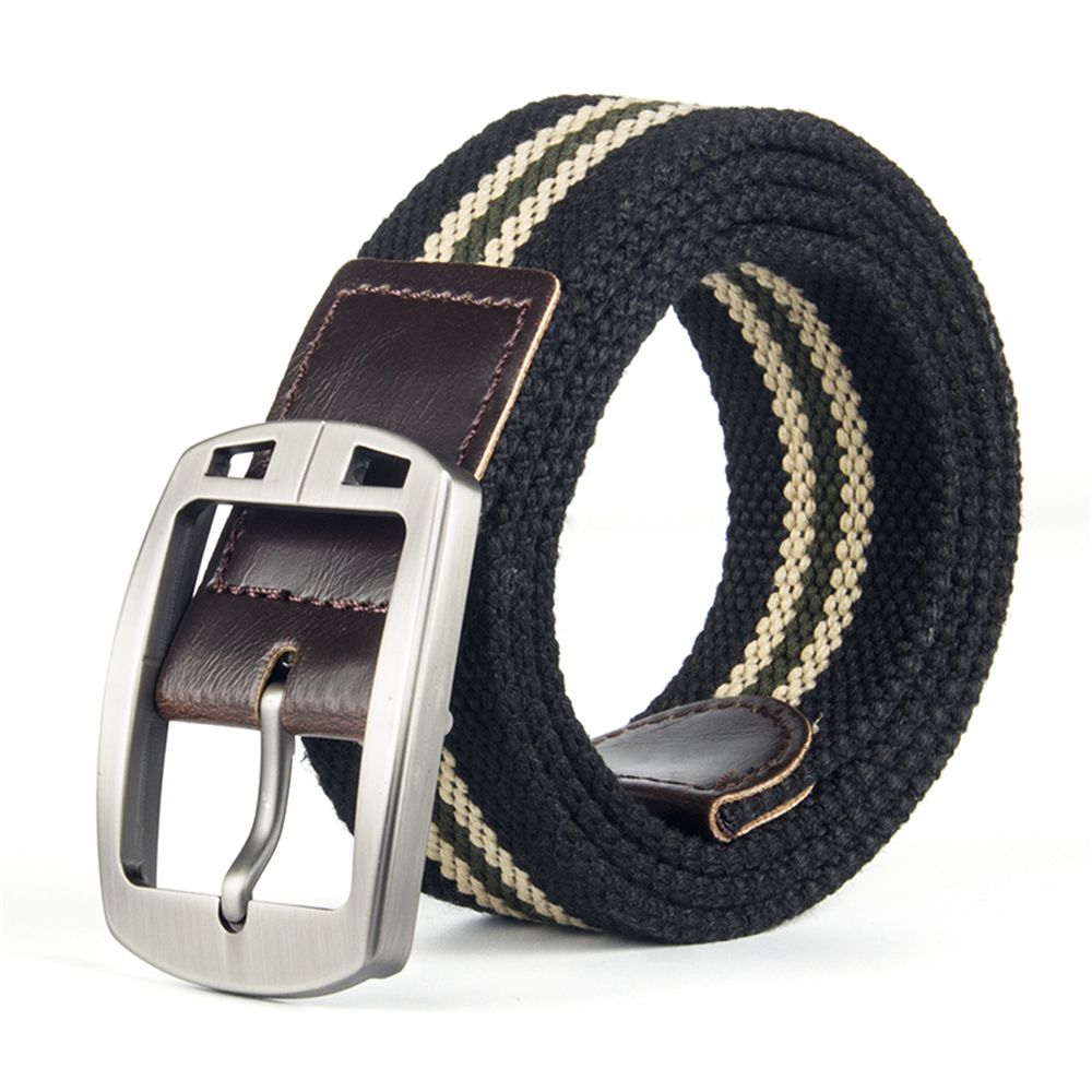 Ceinture pour hommes et femmes, boucle à aiguille, ceinture en toile, ceinture cargo décontractée, version coréenne de la marée, étudiant masculin, ceinture d'extérieur pour jeunes