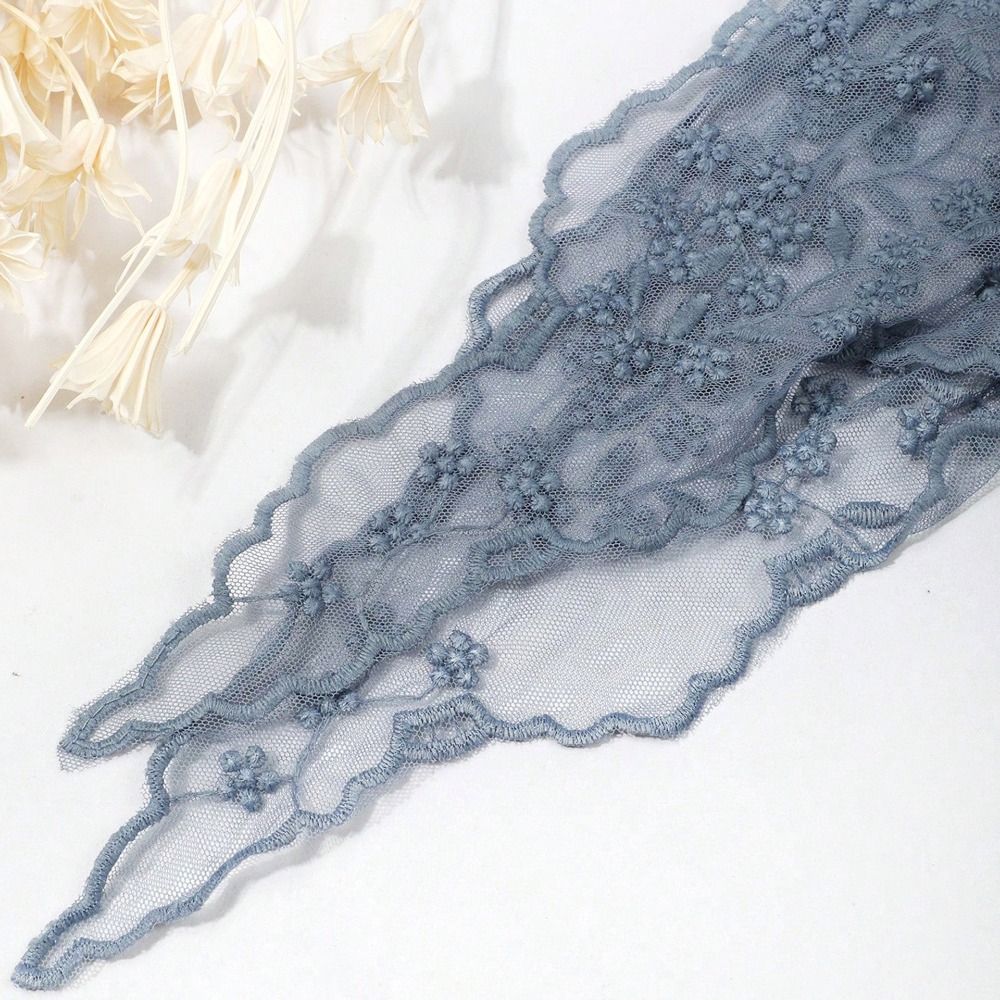 Nouveau foulard triangulaire en dentelle ajourée, bandeau charmant pour femme de bureau, attache-cheveux pour poignet