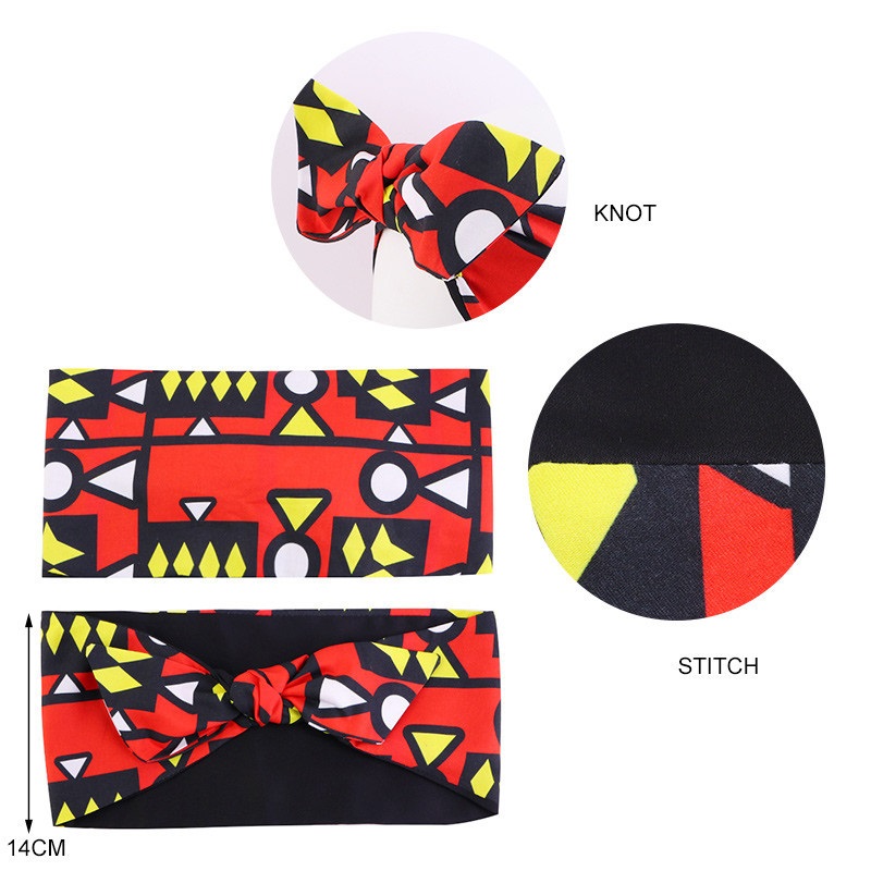 Bandeau de cheveux bohème pour femmes, motif africain, Bandana, Style Twist, Salon, maquillage, couvre-chef, accessoire pour cheveux