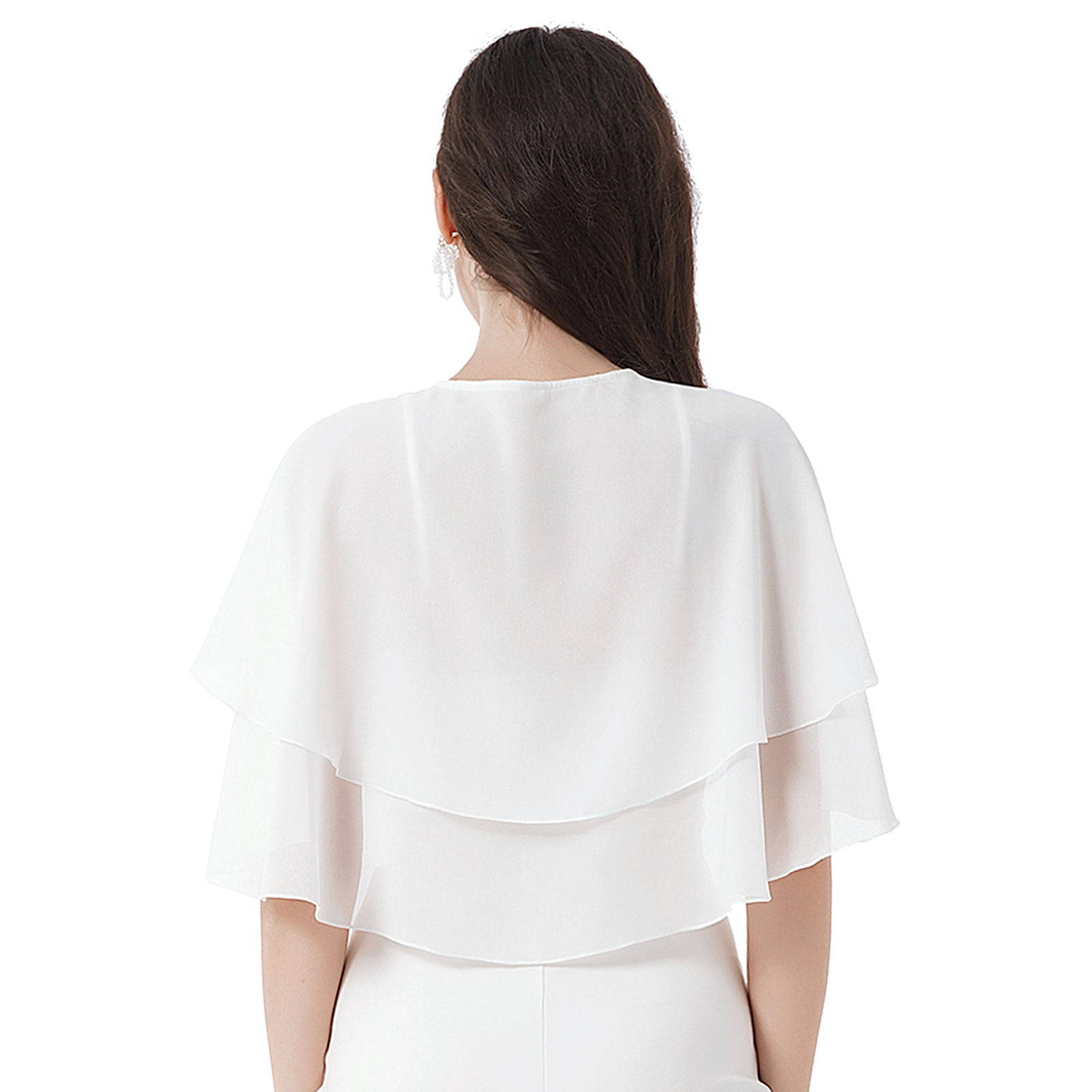 Veste d'été élégante pour femmes, en mousseline douce, enveloppes de mariage, boléro de mariée, châle Long et enveloppes, couverture de soirée