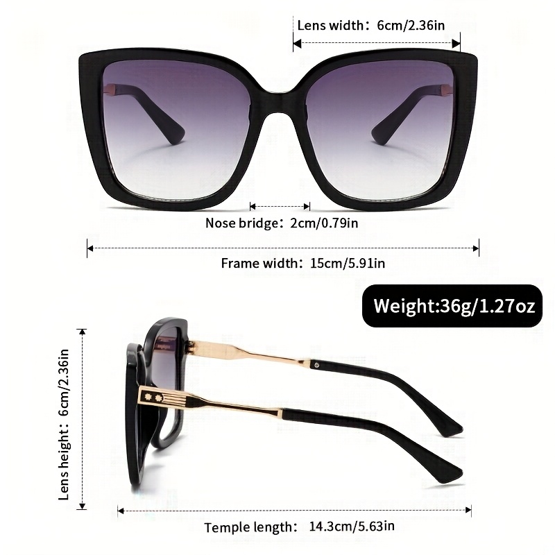 Lunettes de soleil à grande monture carrée pour femmes, nouveau style, verres violets dégradés élégants avec motif écaille de tortue, 2026