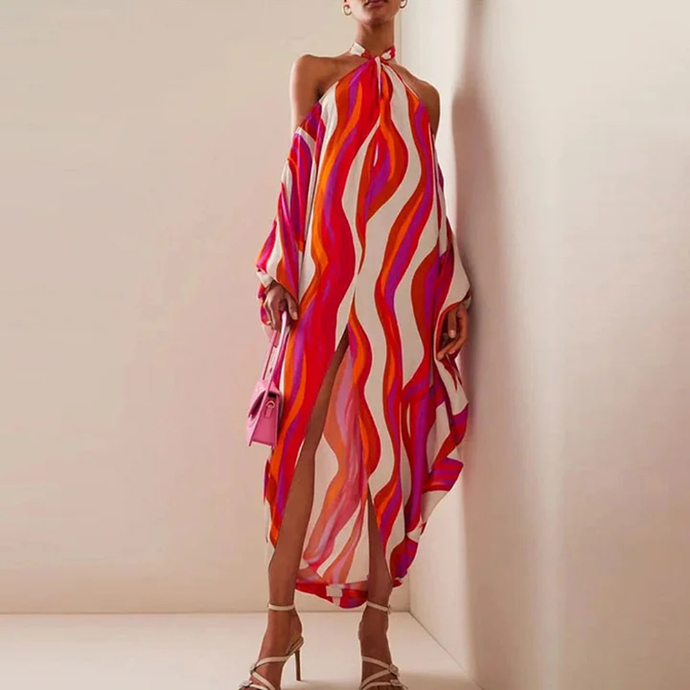 Robe de plage pour femme 2026, Kaftan à manches longues, Tunique de plage, Paréo long, Cache-maillot de bain, Robe d'été, Vêtements de plage