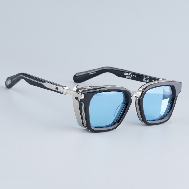 Lunettes de soleil carrées de haute qualité pour hommes et femmes, design tendance, UV400, en acétate et alliage, fabriquées à la main au Japon, lunettes de luxe