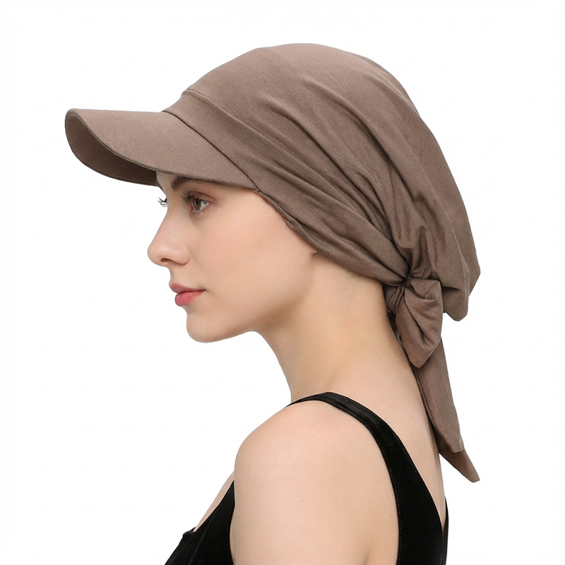 Nouveau Hijab Turban Musulman Uni pour Femme, Casquette de Baseball avec Visière, Bandana, Bonnet Hijab, Foulard, Chapeau de Soleil, Écharpe Enveloppante