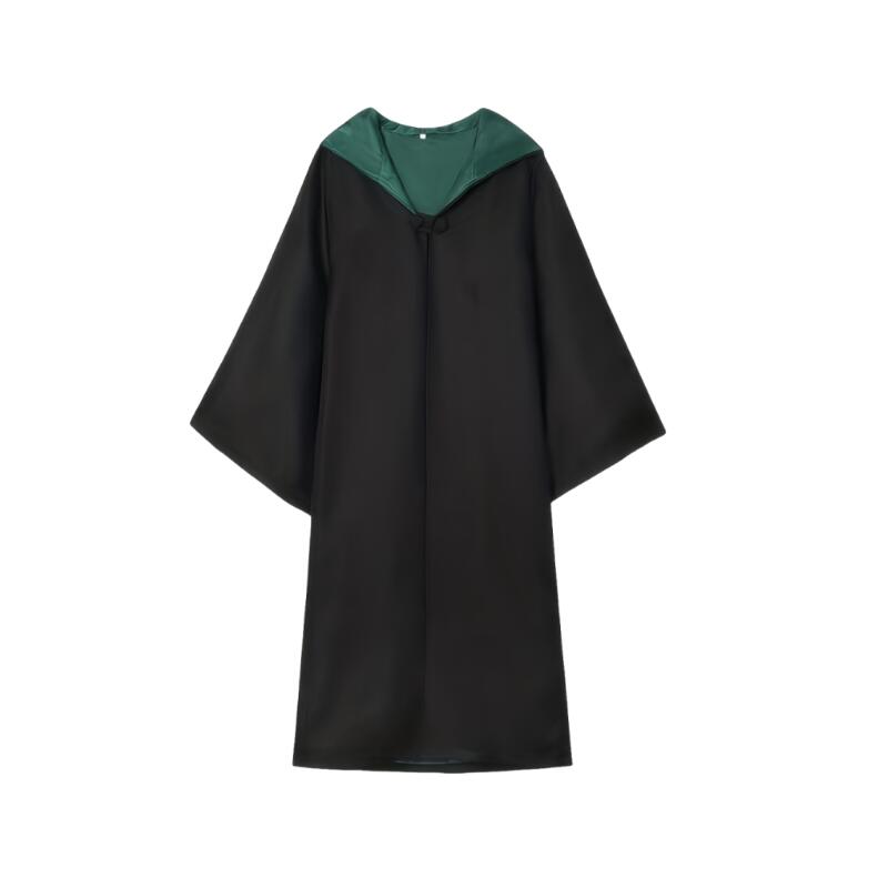 Robe de sorcier à capuche unisexe, costume de cosplay d'Halloween, longue cape avec doublure multicolore pour adultes, tenues de fête de carnaval