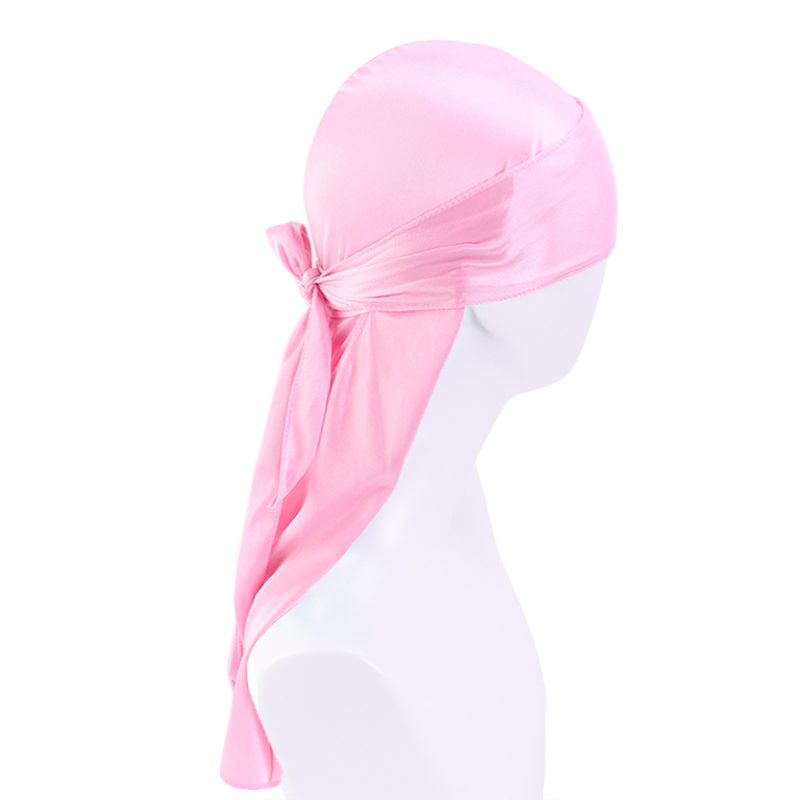 Durags en satin pour hommes, optique, soyeux, bandanas, turban, bonnet, perruques Doo, sauna, bande de sauna, accessoires pour cheveux, queue extra longue Du-Rag