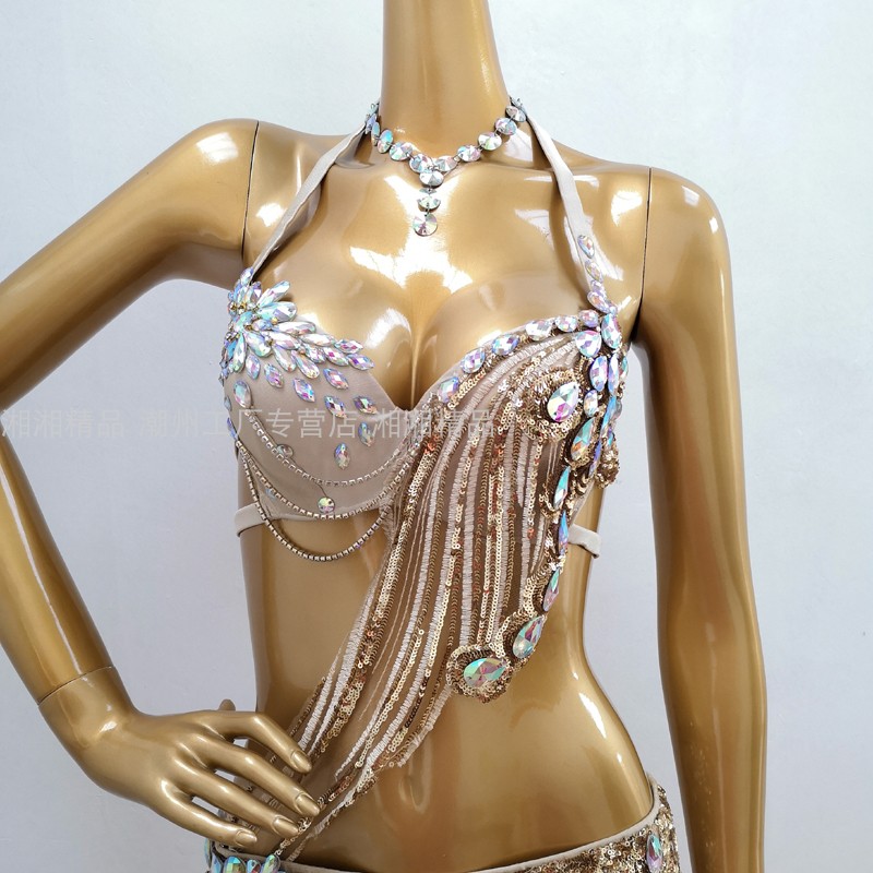 Ensemble de Costumes de concours de danse du ventre pour femmes, vêtements de spectacle de danse du ventre, costume de danse du ventre, tenue orientale personnalisée