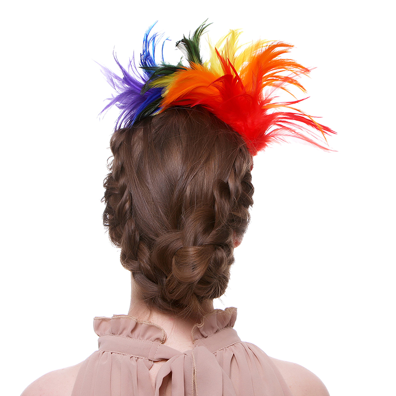 Bandes de cheveux en plumes VPN, accessoires de fête, Rhde fin d'année, performance sur scène, vacances, carnaval