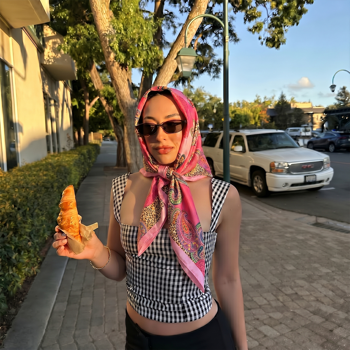 Nouveau Foulard Carré en Soie 90cm pour Femme, Marque de Luxe, Imprimé Satin, Hijab, Écharpe Musulmane, Paréo, Bandana, Châle, Bandeau, Foulard