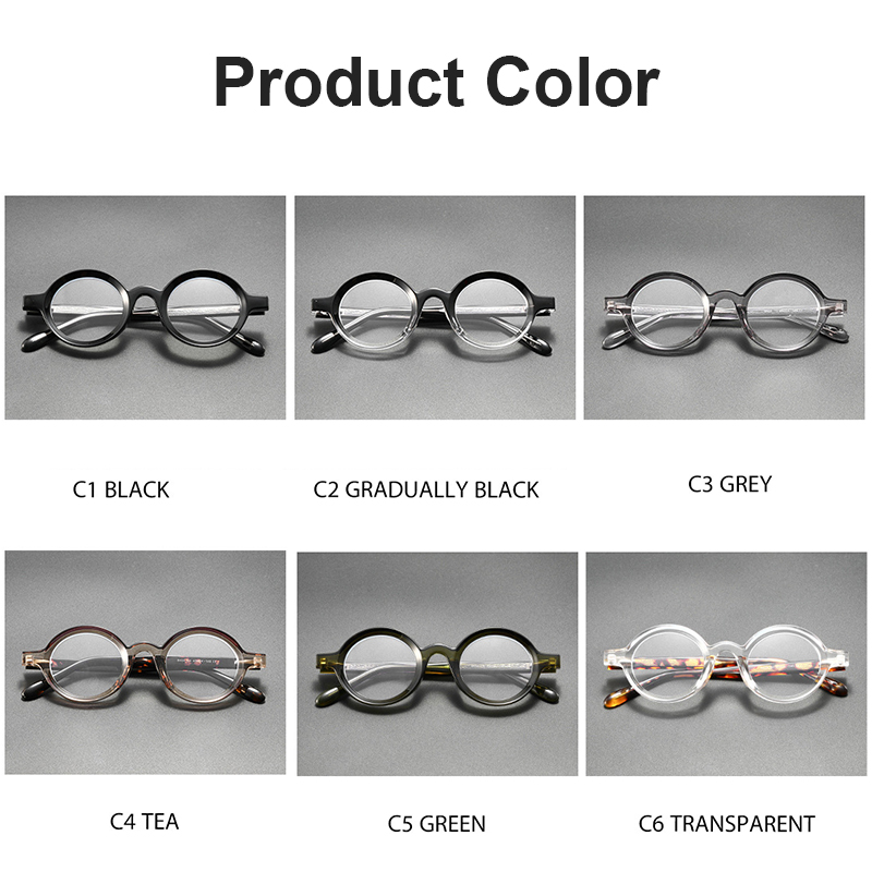 Monture de lunettes polyvalente à la mode pour femmes et hommes, monture ronde en métal TR90, Anti lumière bleue, lentille transparente, optique