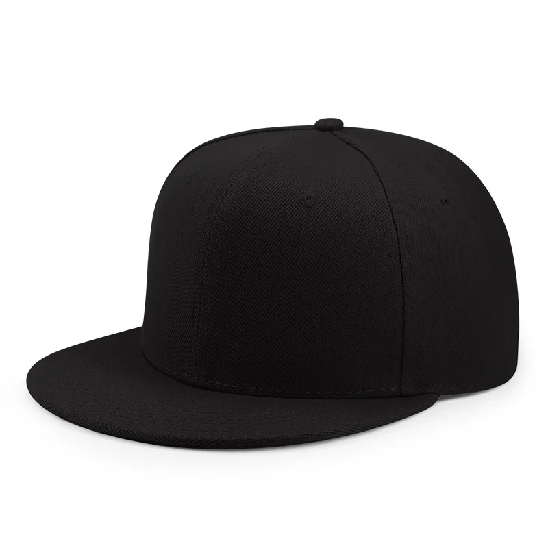 55-64 cm homme grande taille ajusté plat Peak casquettes adulte dos fermé casquette de Baseball pour petite tête dame homme blanc Hiphop Snapback chapeau