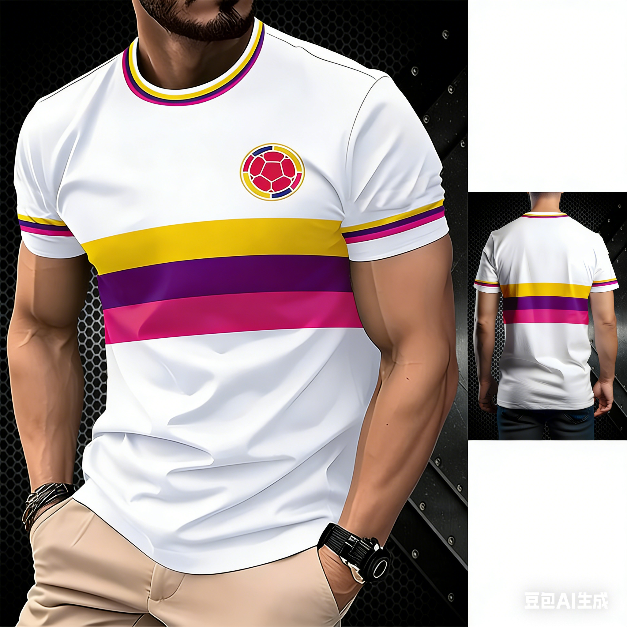 Maillot de Football rayé pour hommes, respirant, minimaliste, léger, tissu, Match d'entraînement toutes saisons, sport d'équipe, Fitness, haut de course