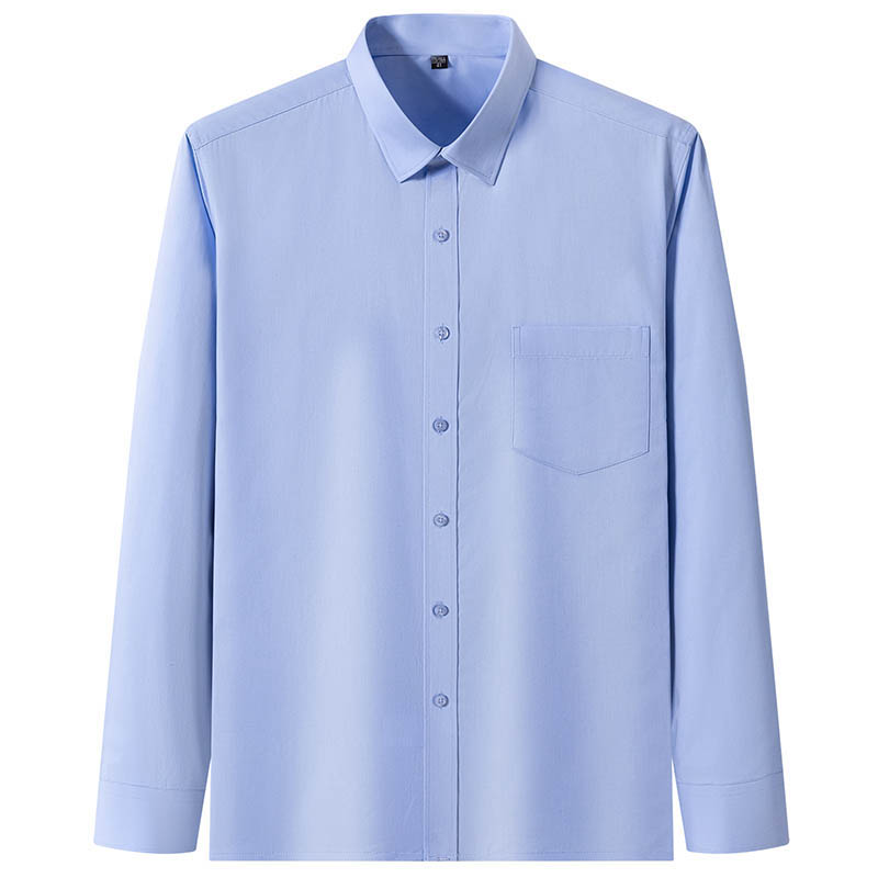 100% coton nouveaux hommes chemise sociale à manches longues de haute qualité doux décontracté affaires formel bureau travail chemises hommes taille 8XL-7XL-6XL