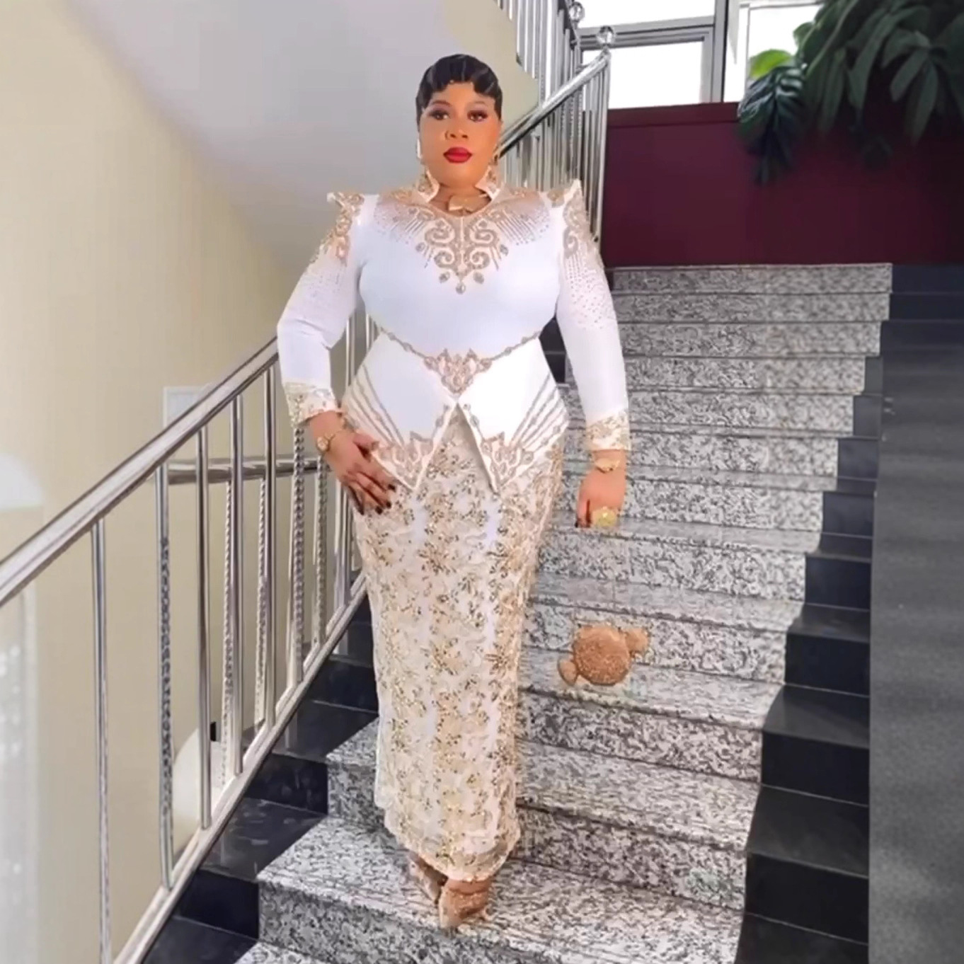 Robes de soirée grande taille pour femmes robe de luxe africaine élégante robe longue de fête de mariage musulmane Ankara dames vêtements tenues