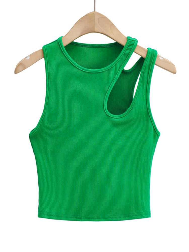 Maillot à col rond creux pour femmes, Maillot sexy en pente, Nouveau, 2024