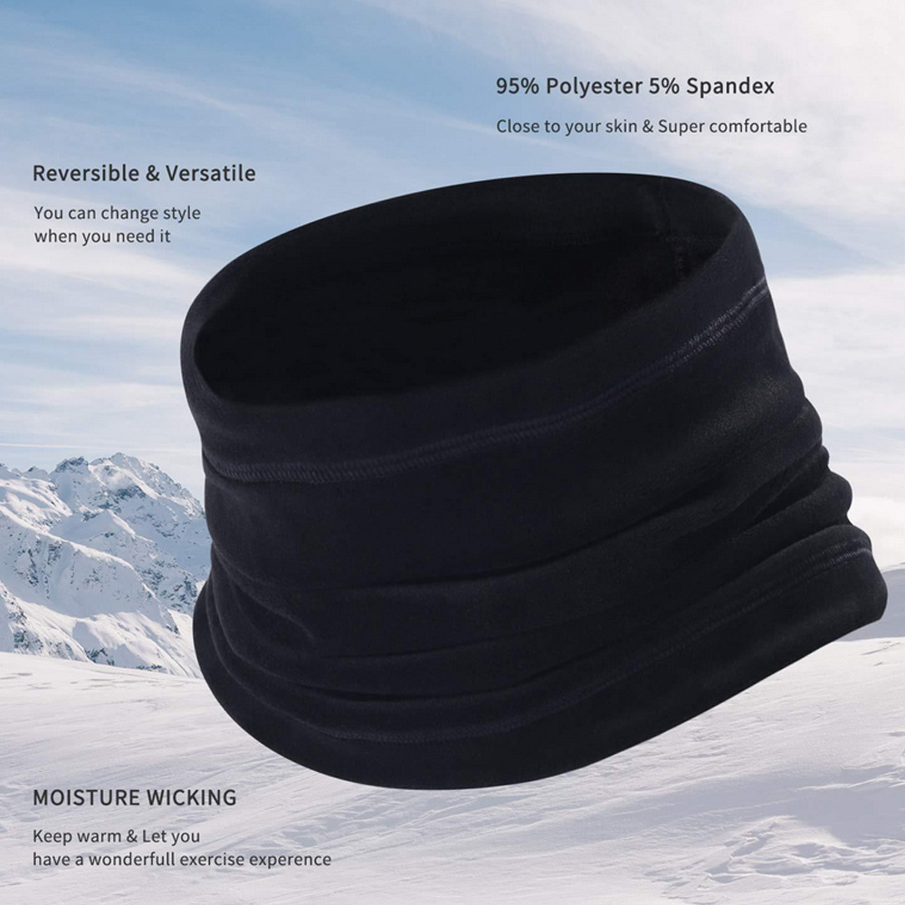 Écharpe de cou d'hiver pour hommes, chaude, coupe-vent, polaire, Tube de Ski, Sport de plein air, résistant au froid, thermique, cyclisme, Snowboard, couverture faciale