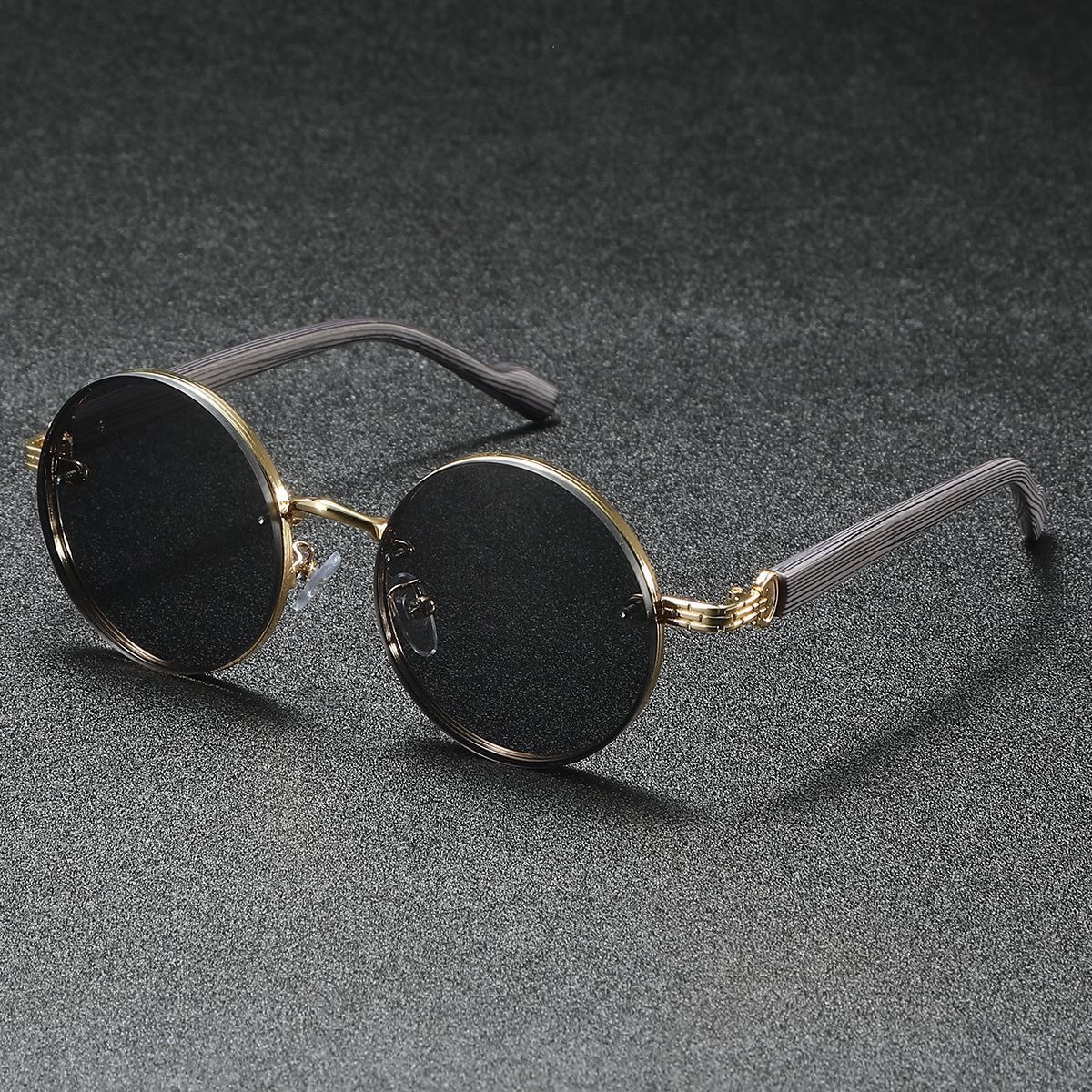Lunettes de soleil rondes Vintage pour hommes et femmes, nouvelle mode dégradée multicolore, tendance, marque de luxe, Design, nuances décontractées