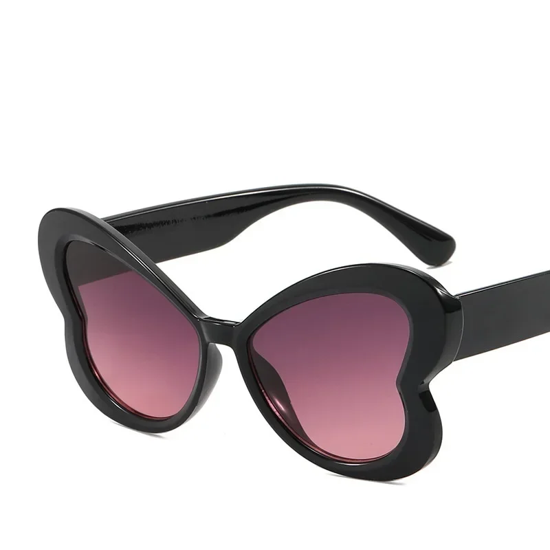 ChimWomen-Lunettes de soleil colorées pour la conduite de fête, grand cadre œil de chat, lunettes pour dames, nouvelles lunettes de soleil décoratives hip-hop, UV400