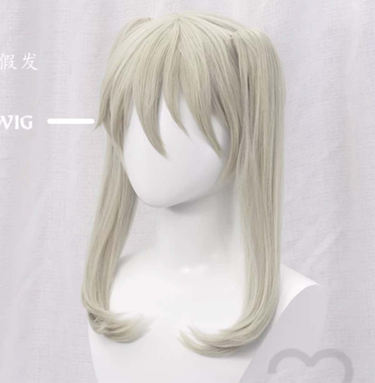 Perruque synthétique résistante à la chaleur pour femmes, perruque de Cosplay Anime Soul Eater Maka Albarn, queues de cheval jumelles