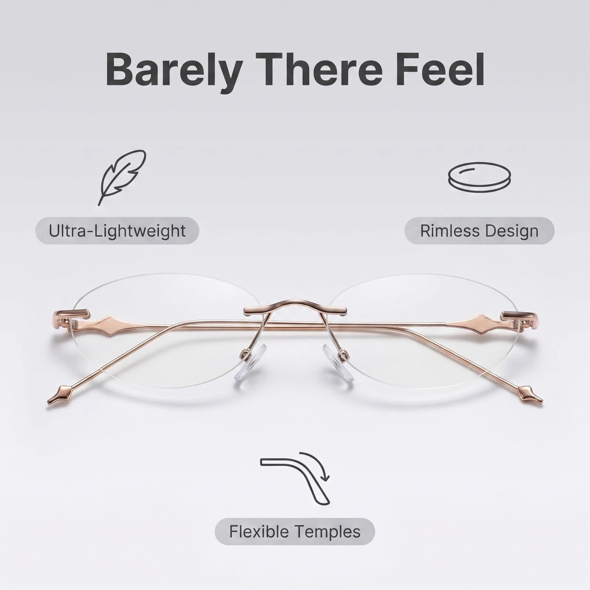 Petites lunettes photochromiques ovales pour myopie, femmes et hommes, monture sans cadre, verres négatifs, lunettes tendance pour l'extérieur, 0-1.0-4.0