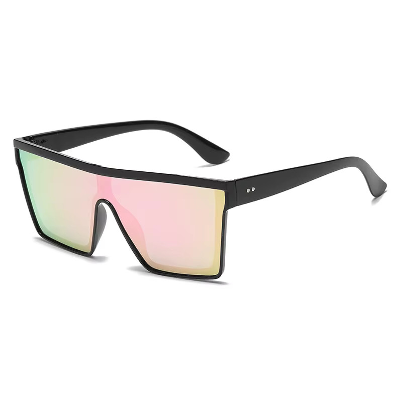Lunettes de soleil carrées pour hommes et femmes, tendance mode vintage, protection UV, noir argenté, lunettes de soleil cool, montures pour hommes et femmes 2026