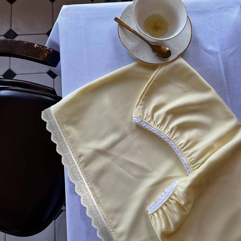 Jupes droites mi-longues en Satin de soie pour femmes, élégantes, Y2k, élastiques, taille basse, Vintage, garniture en dentelle florale, demi-slips