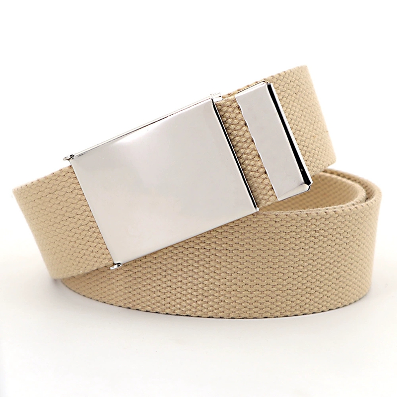 Ceinture unisexe en toile pour hommes et femmes, ceinture de pantalon à la mode, respirante, tactique, pour l'extérieur, pour jeans, ceinture de taille réglable