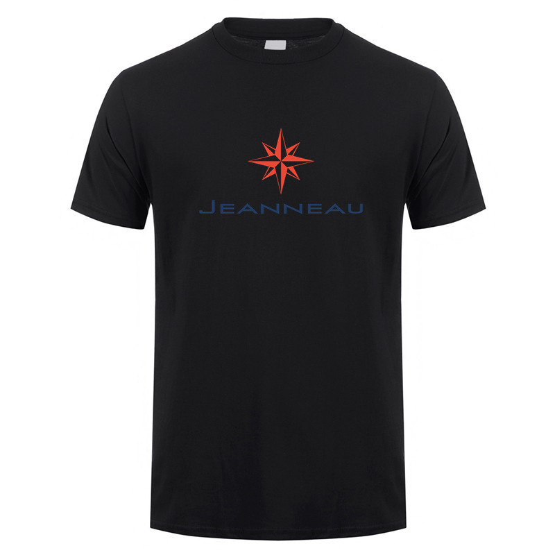 Jeanneau t-shirt été hommes coton à manches courtes T-shirts Jeanneau homme hauts t-shirt LH-390