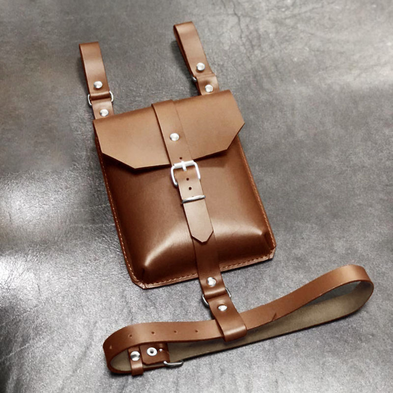 Steampunk jambe harnais ceinture sac Fanny Pack cuir téléphone portefeuille étui gothique jarretière pour hommes femmes LARP chevalier pochette goutte cuisse
