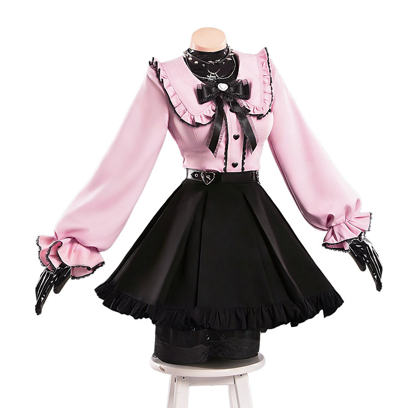 Nouveau Costume de Cosplay Miu Kurokawa pour Halloween, Noël, Fêtes à Thème, Expositions de Bandes Dessinées, Tailles S-XL, Tenue pour Femme